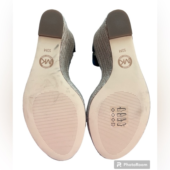 Michael Kors Black Wedge Sandals. Size 10M. NWOT. - Picture 6 of 6